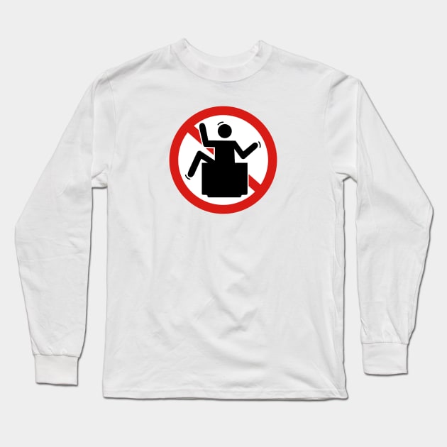 Remain Seated - Studio Version Long Sleeve T-Shirt by NoiceThings
